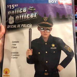 Toddler Boys Police Officer Costume
